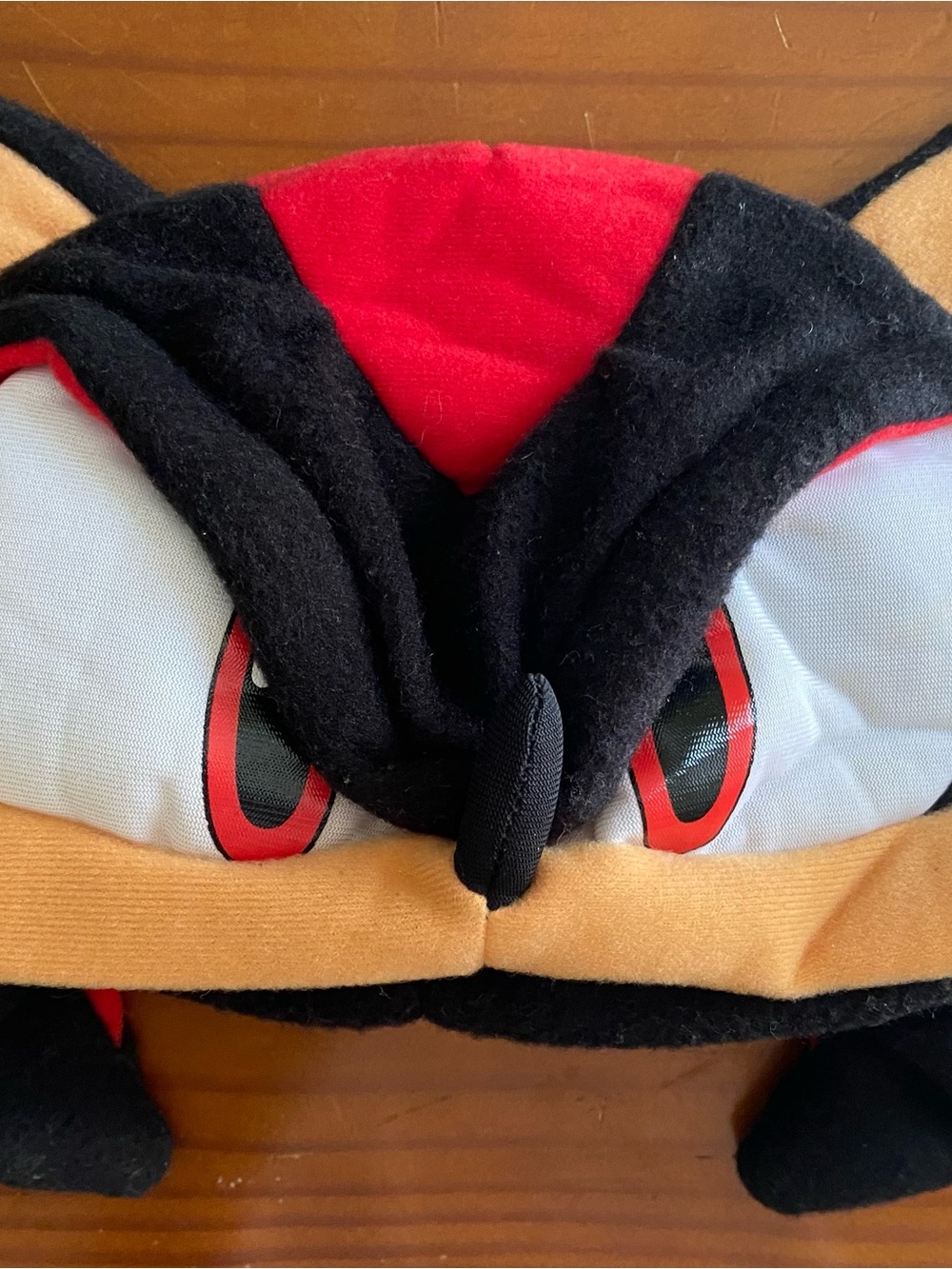 Shadow the Hedgehog Sega Kids Plush Character Hat - Black & Red